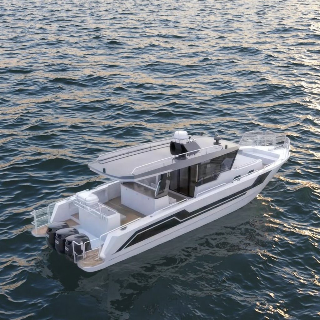 Aluminium 14.5m Leisure Fishing Boat for Sea Fishing Outboard Engine for Sale